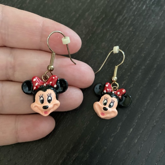 Minnie Mouse inspired vintage 80’s dangle earrings costume - Picture 2 of 5